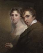 Thomas Sully Self-Portrait of the Artist Painting His Wife (Sarah Annis Sully) oil painting